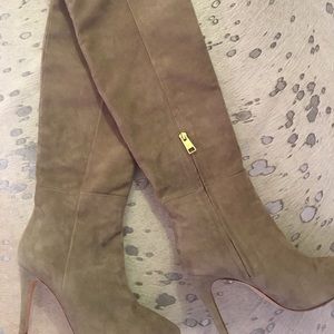 Joie tall suede boots.